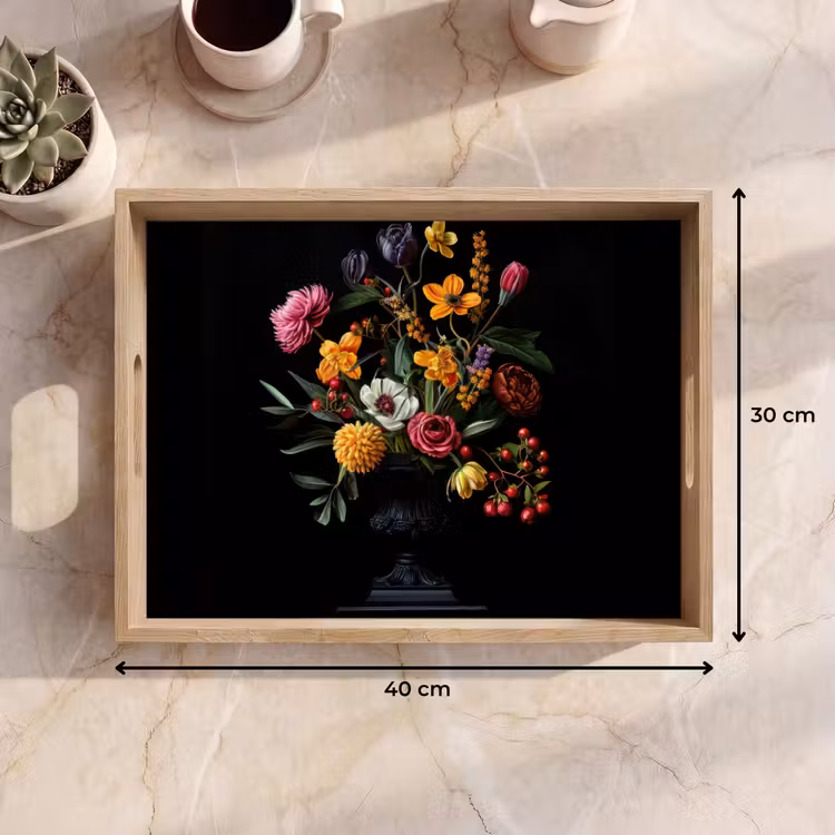 Bandeja - Ornamental - Ramo - Hojas — 7