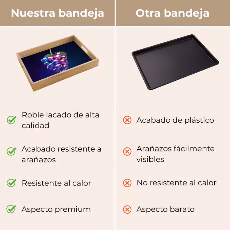 Bandeja - Morado - Disco - Fiesta - Uva — 9