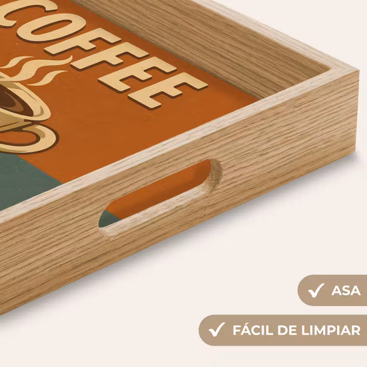 Bandeja - Café - Taza - Vintage - Cita — 8