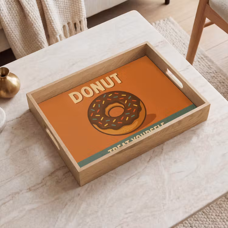 Bandeja - Donut - Moteado - Colorido - Cita — 2