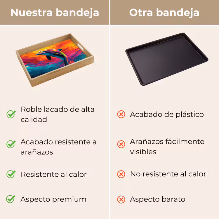 Bandeja - Delfín - Colorido - Océano - Coral — 9