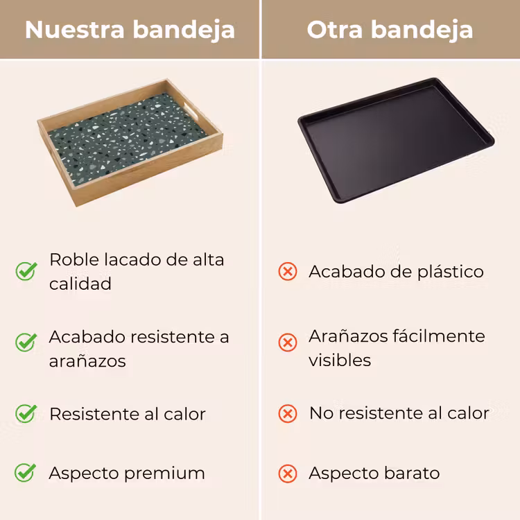 Bandeja - Terrazo - Motivo - Colorido - Verde — 9