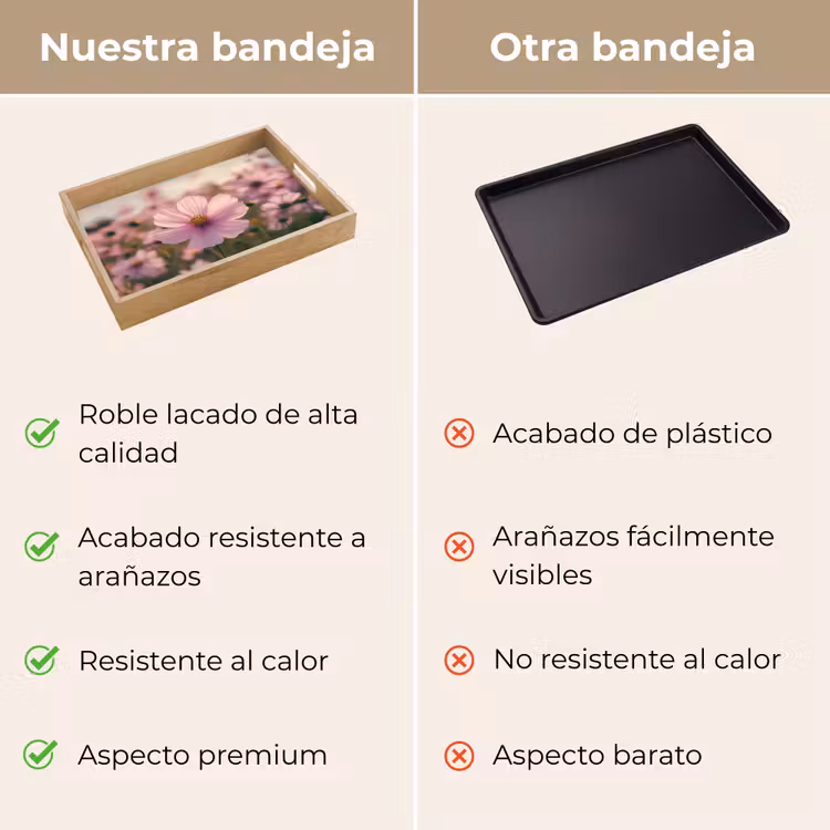 Bandeja - Flores - Violeta - Desenfocado — 9