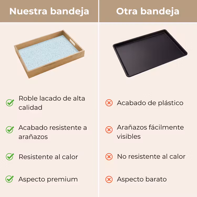 Bandeja - Terrazo - Estampado - Colorido - Azul bebé — 9