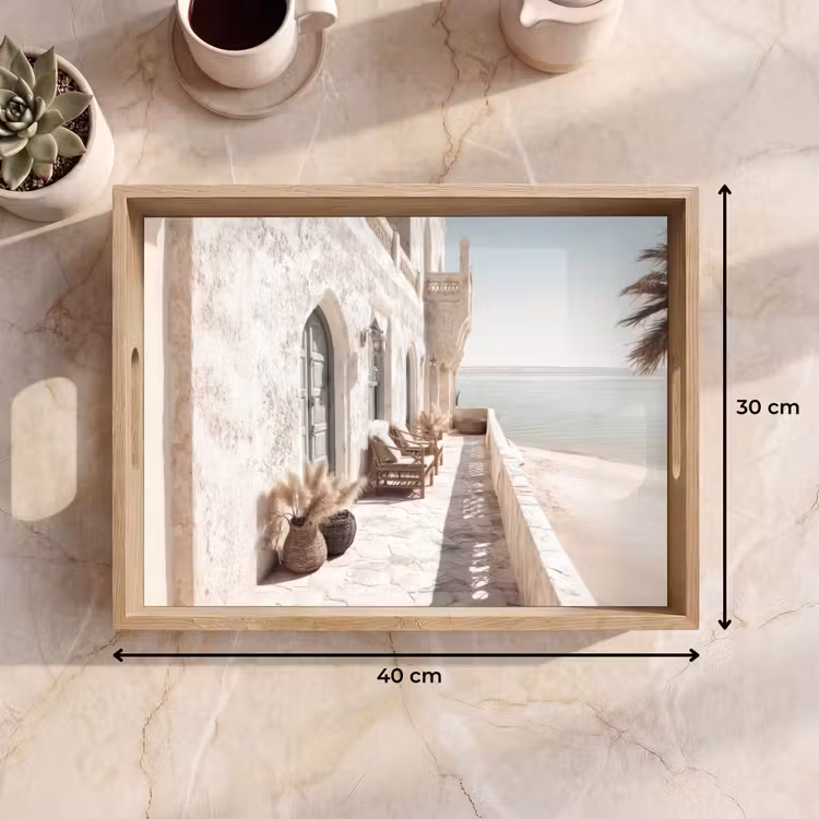 Bandeja - Terraza - Sillas - Playa - Beige — 7