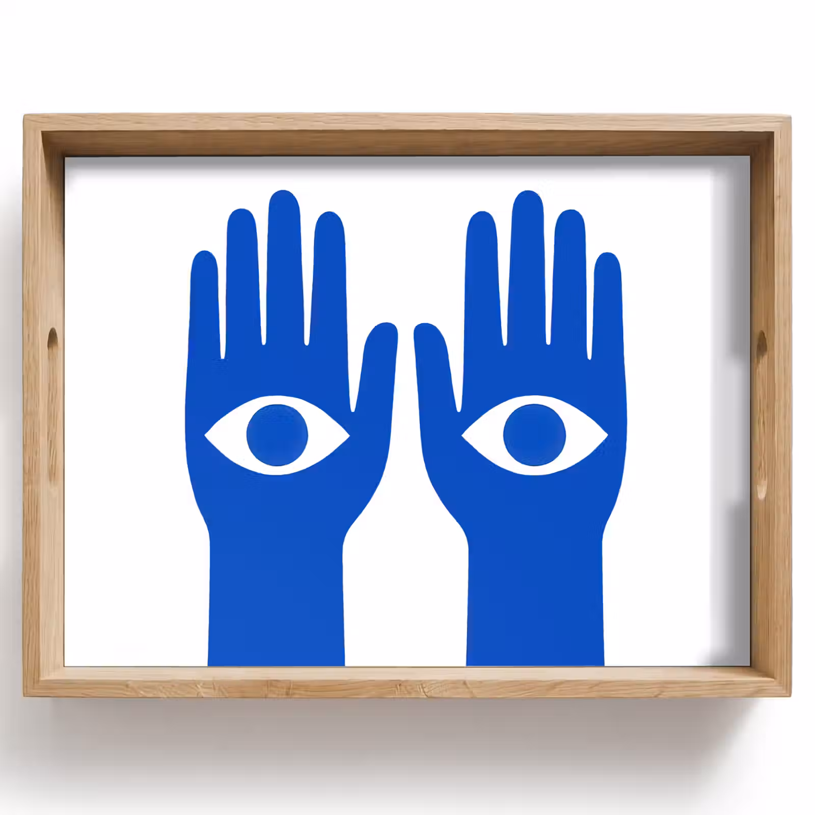 Bandeja - Manos - Dos - Ojos - Azules — 1