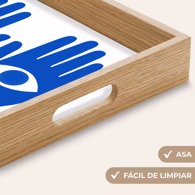 Bandeja - Manos - Dos - Ojos - Azules — 8