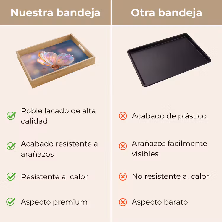 Bandeja - Mariposa - Alas - Pastel - Brillo — 9