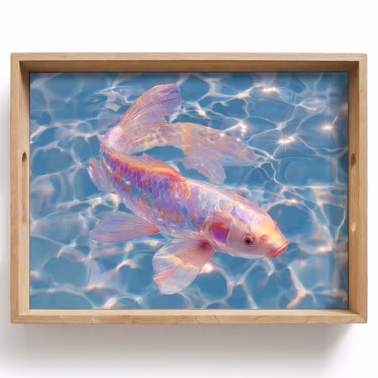 Bandeja - Pez - Agua - Azul - Luz — 1