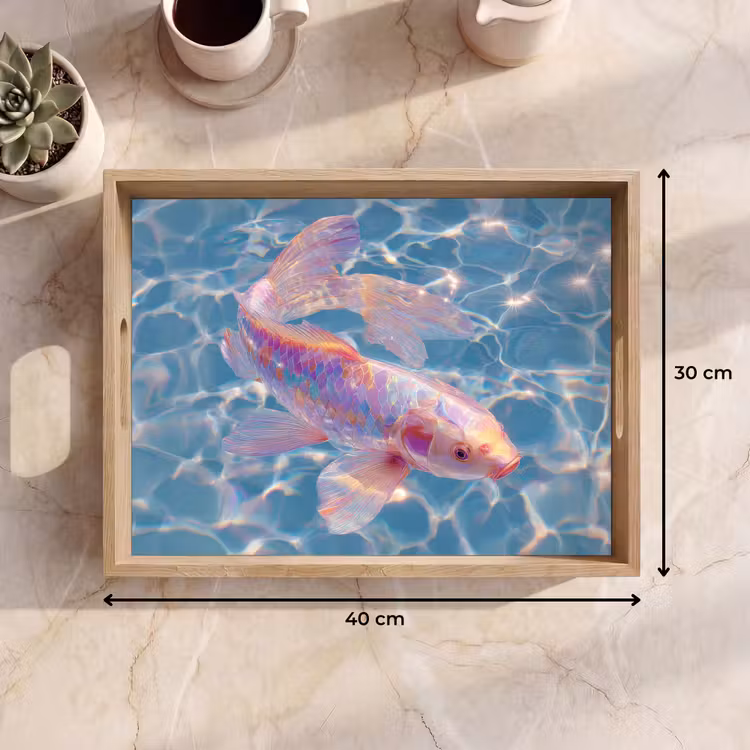 Bandeja - Pez - Agua - Azul - Luz — 7