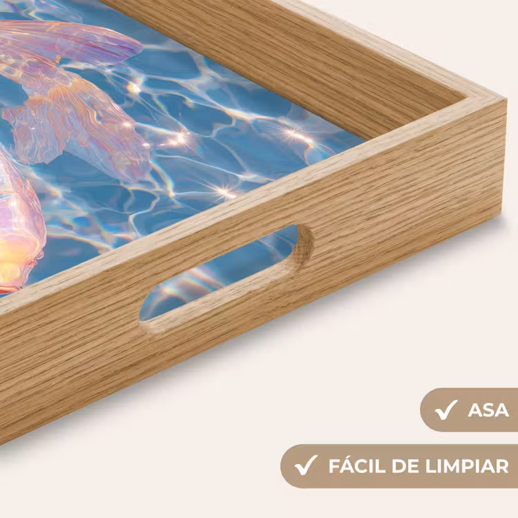 Bandeja - Pez - Agua - Azul - Luz — 8