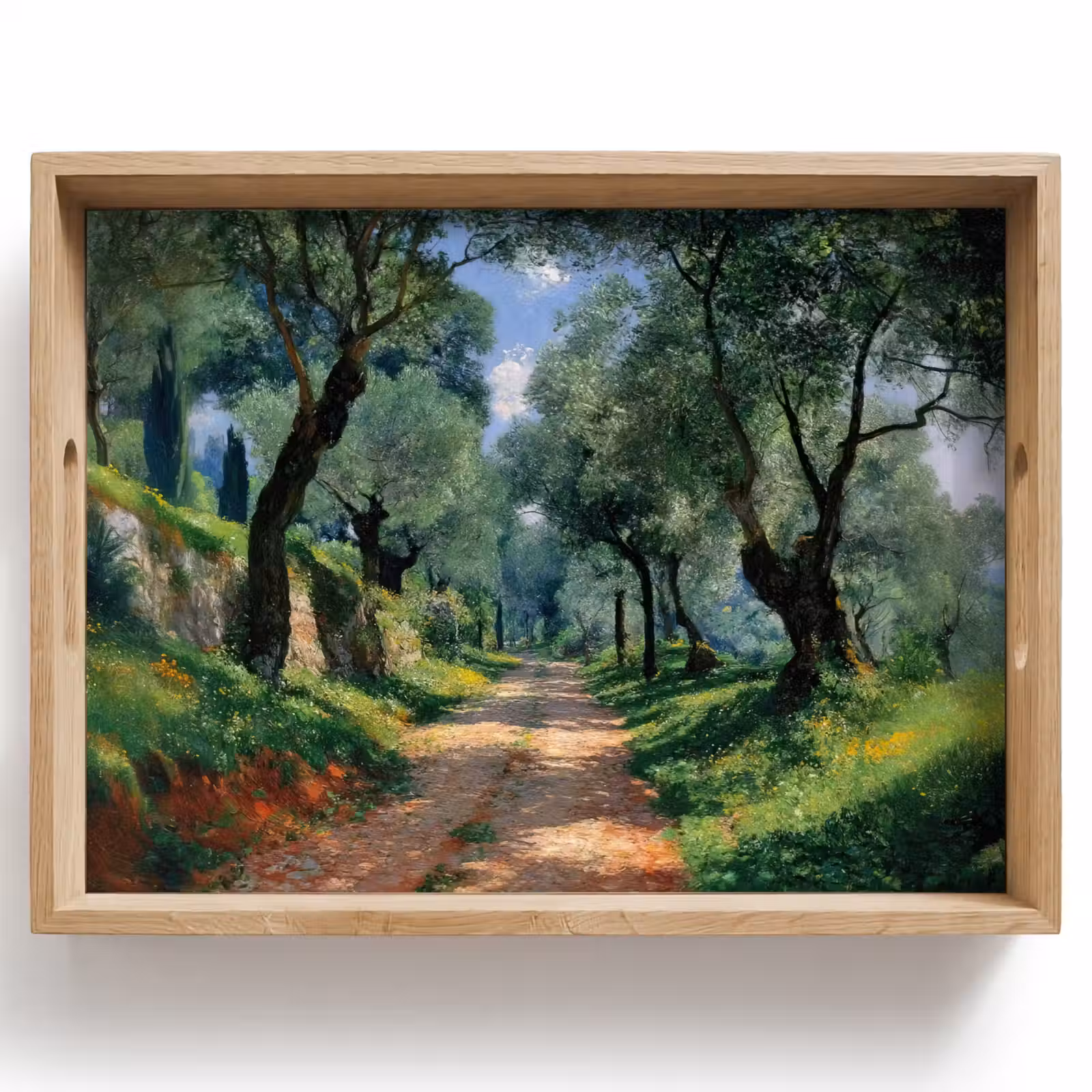 Bandeja - Sendero - Árboles - Sombra - — 1