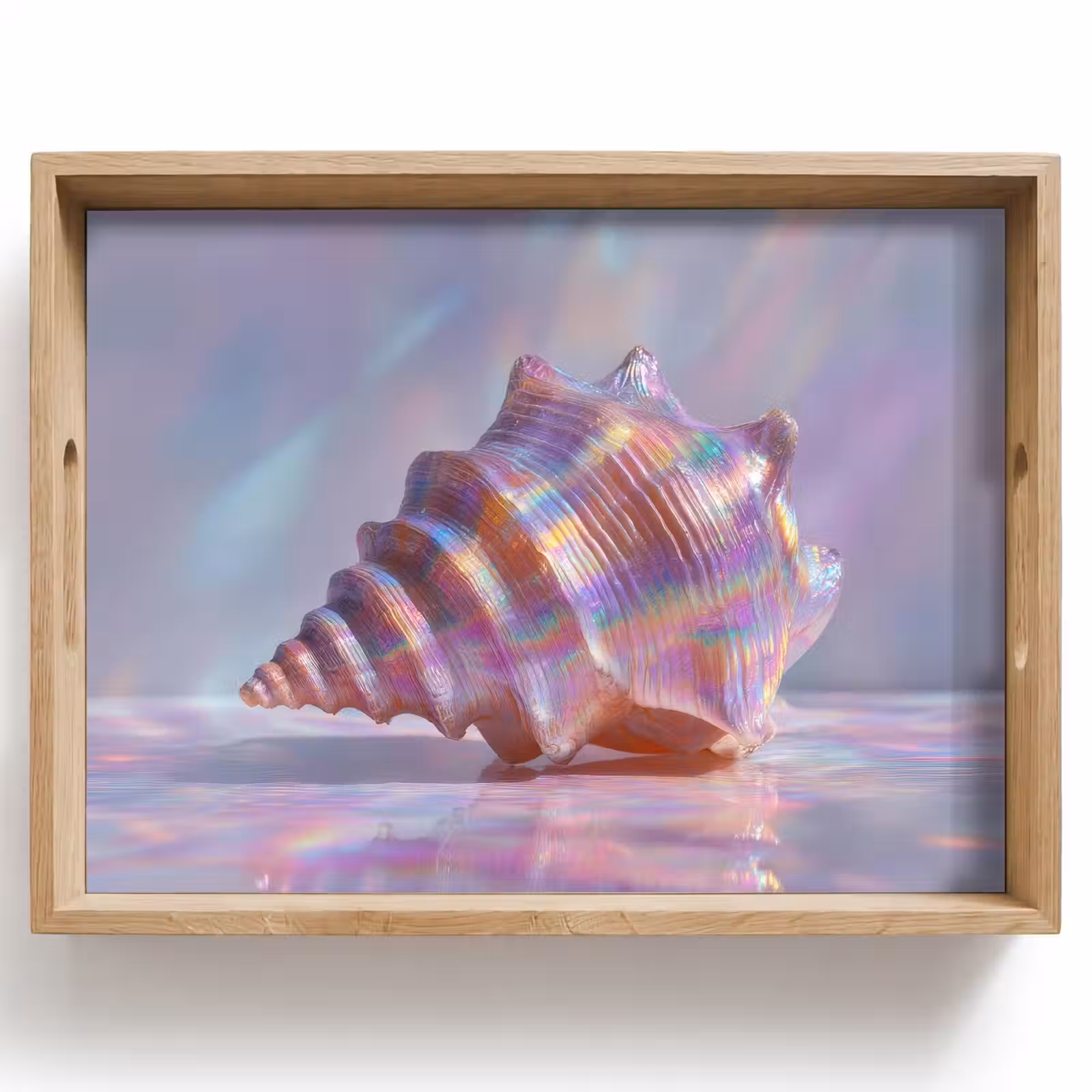 Bandeja - Shell - Brillante - Tonos arco iris — 1