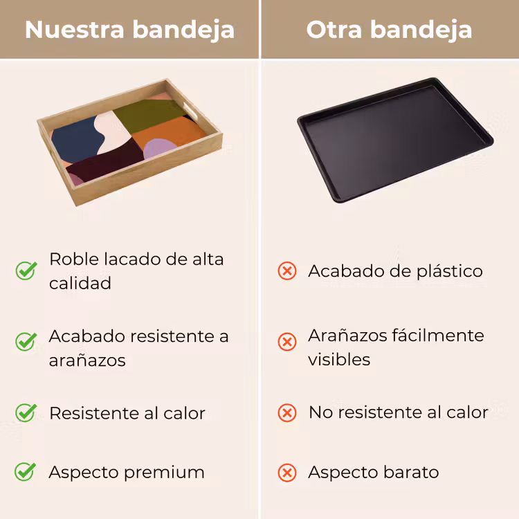 Bandeja - Formas - Abstracto - Colores - Cuadrado — 9
