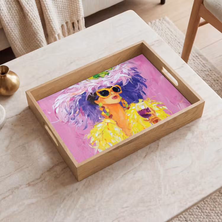 Bandeja - Gafas de sol - Mujer - Abrigo - Plumas — 2