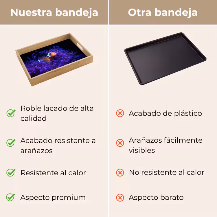 Bandeja - Coral - Pez - Naranja - Mar — 9