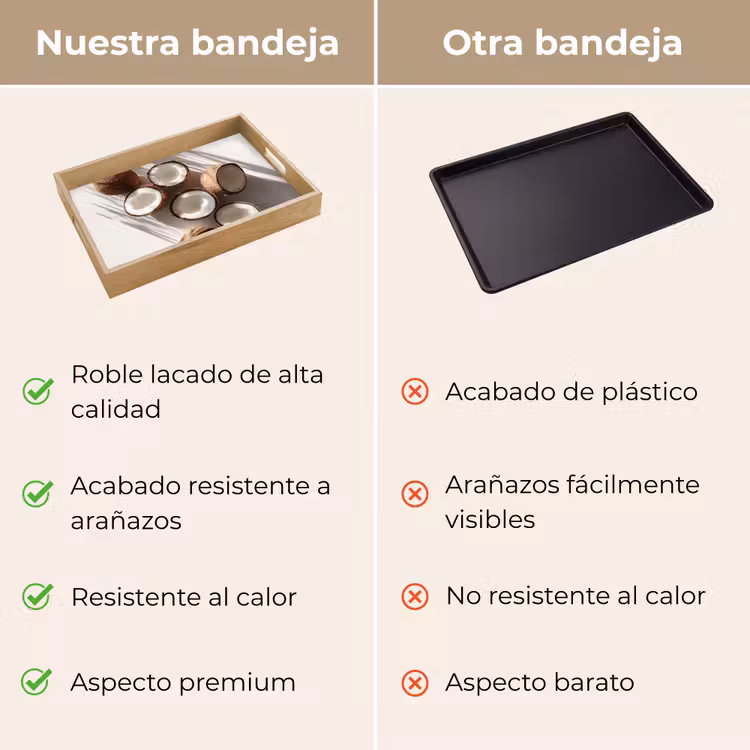 Bandeja - Cocos - Marrón - Sombra — 9