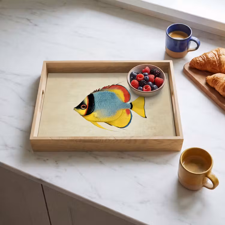 Bandeja - Colorido - Pez - Escamas - Ilustración — 3