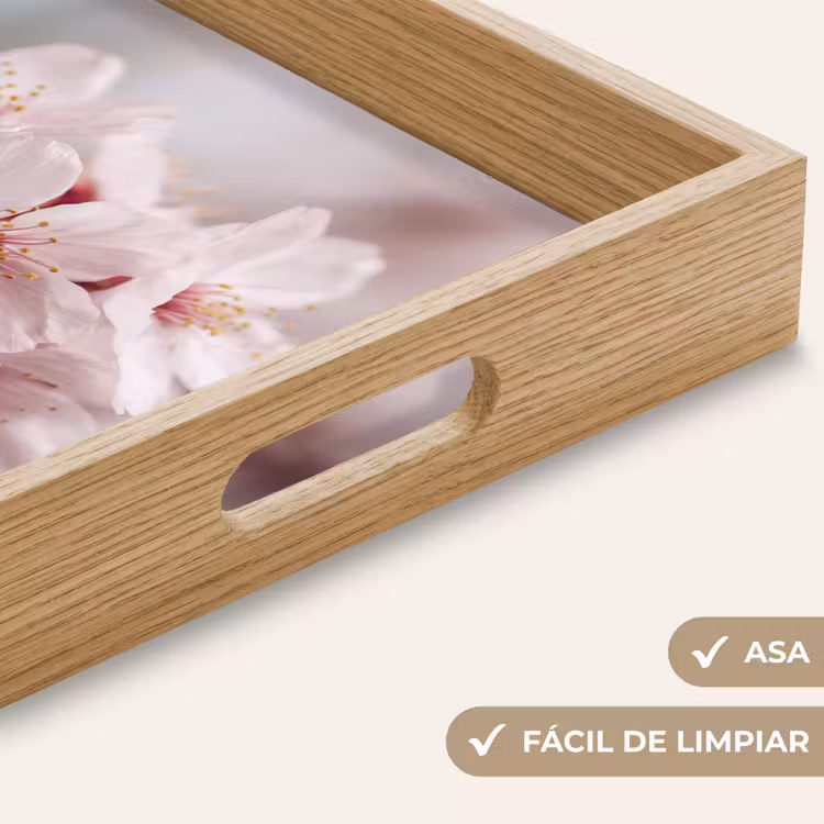 Bandeja - Flores - Estambre - Amarillo - Difuminado — 8