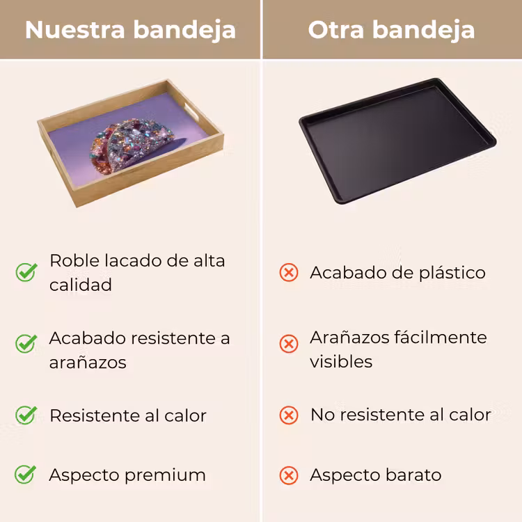 Bandeja - Gemas - Brillos - Morado - Colorido — 9