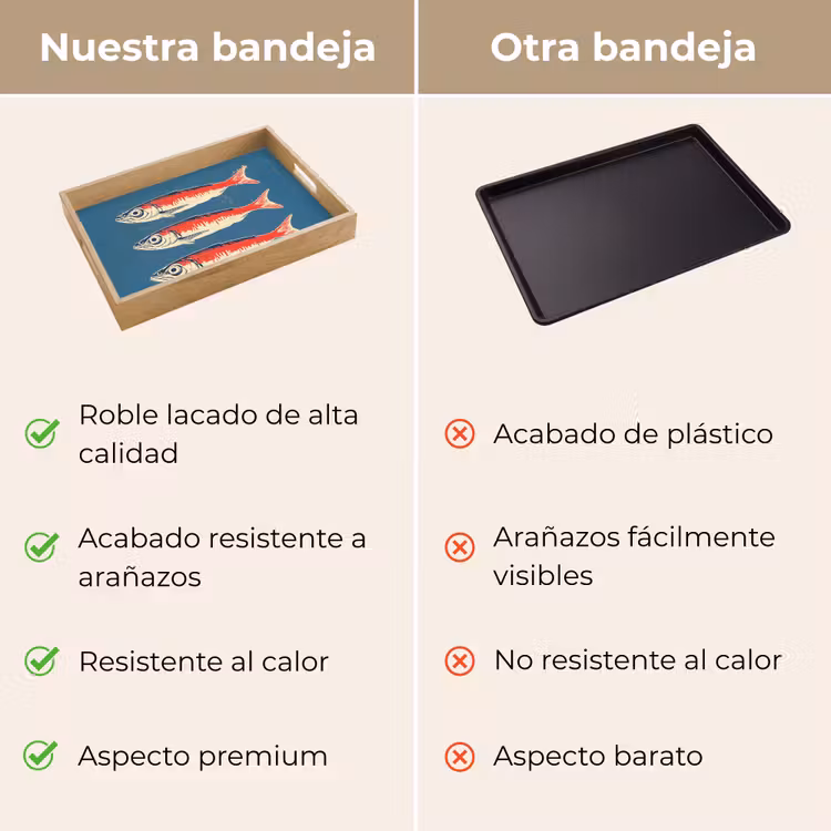 Bandeja - Piscis - Rojo - Azul — 9