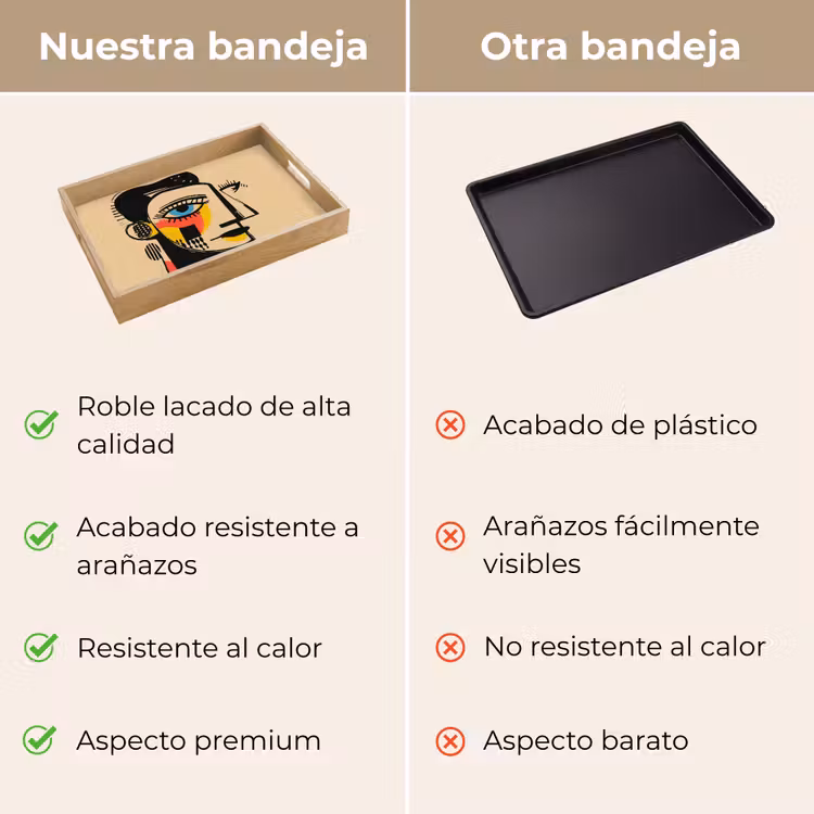Bandeja - Geométrico - Colores vivos - Estilo cubista — 9