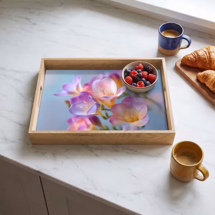 Bandeja - Flores - Moradas - Desbordamiento - Estambres — 3