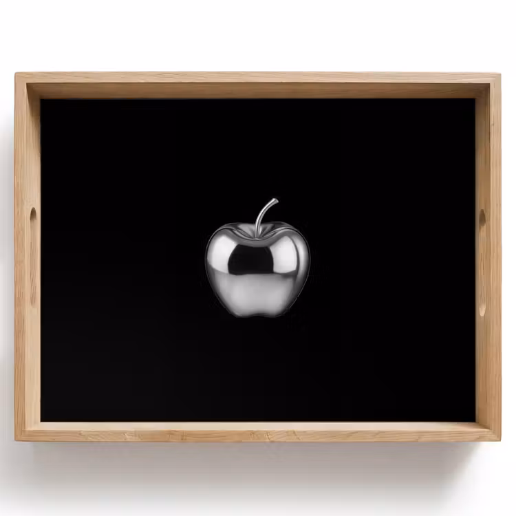 Bandeja - Manzana - Metalizado - Simétrico — 1