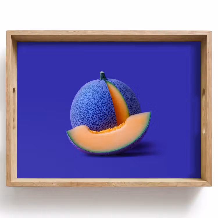 Bandeja - Melón - Azul - Naranja - Arty — 1