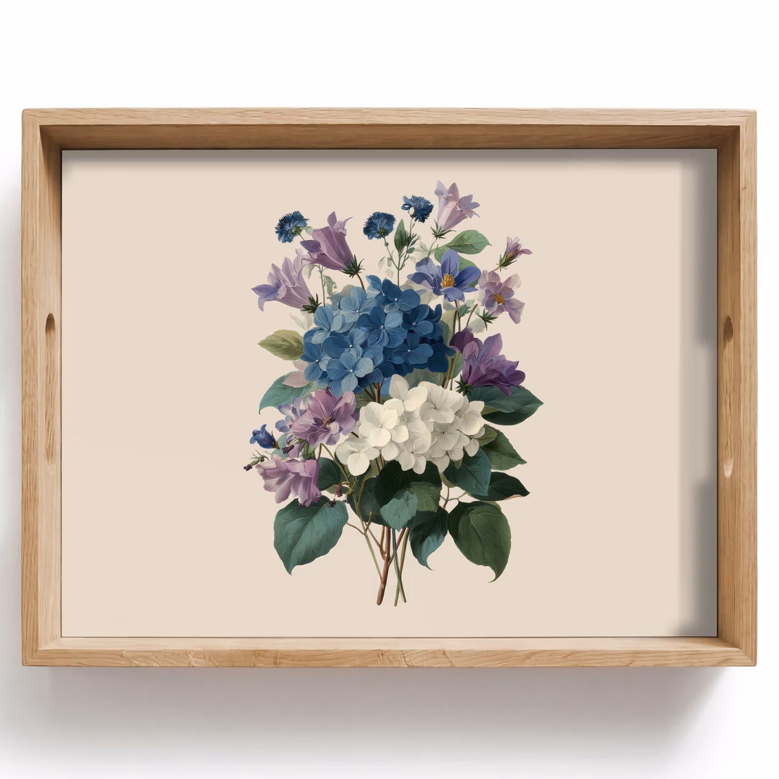 Bandeja - Flores - Detallado - Tranquilo - Realista — 1