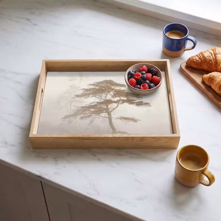 Bandeja - Árbol - Estilo oriental - Paisaje — 3