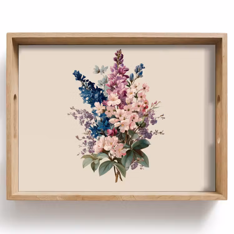 Bandeja - Bouquet - Beige - Armonioso - Sutil — 1