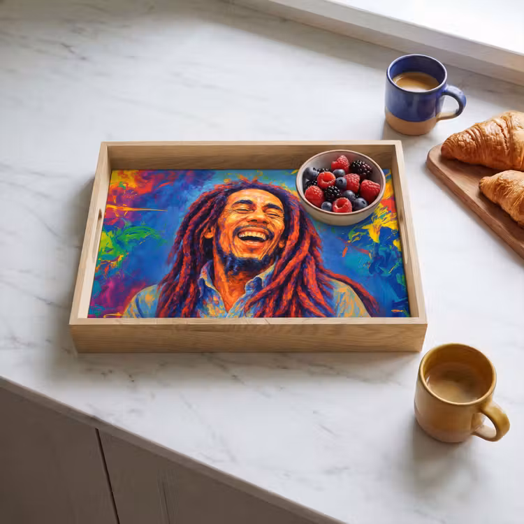 Bandeja - Colores del arco iris - Hombre - pintura — 3