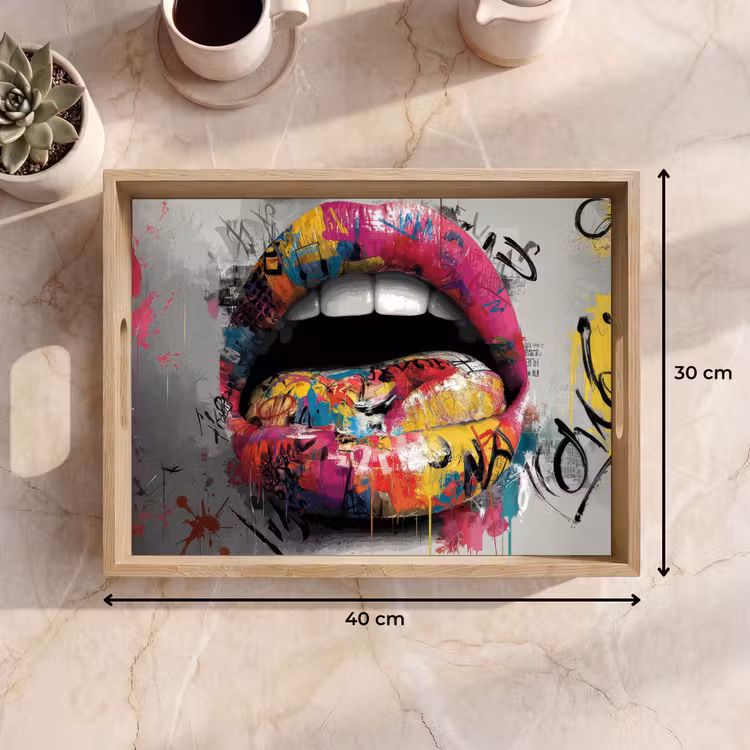 Bandeja - Labios - Graffiti - Expresivos — 7