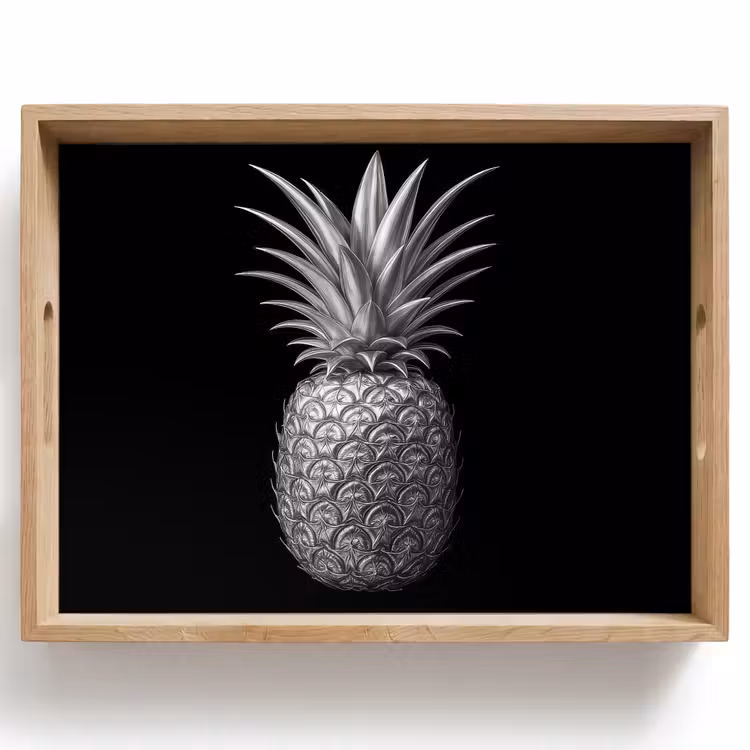 Bandeja - Piña - Detalle - Hojas — 1