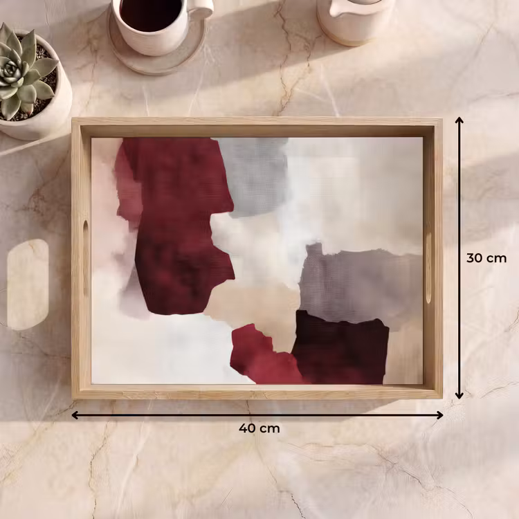 Bandeja - Abstracto - Cajas de colores - Rojo — 7