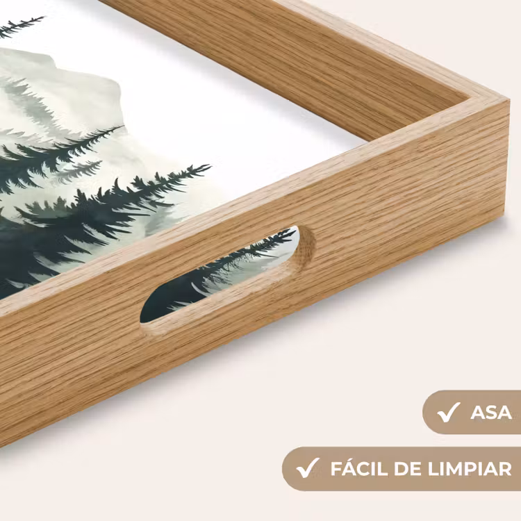 Bandeja - Sendero - Árboles - Bosque - Ilustración — 8