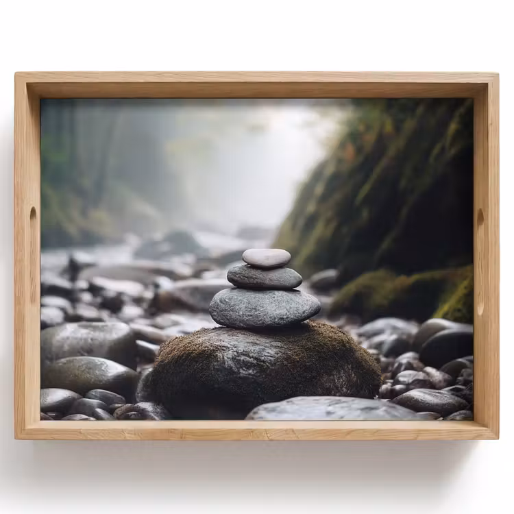 Bandeja - Piedras - Pila - Naturaleza — 1