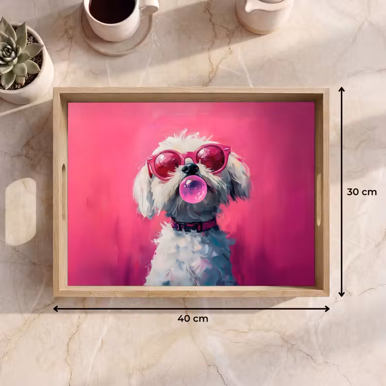 Bandeja - Rosa - Perro - Burbuja — 7