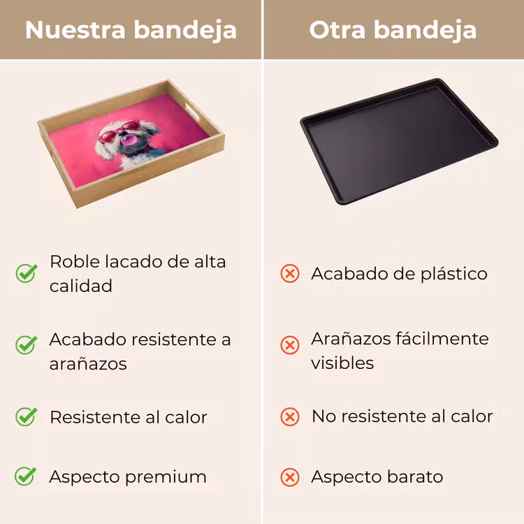 Bandeja - Rosa - Perro - Burbuja — 9