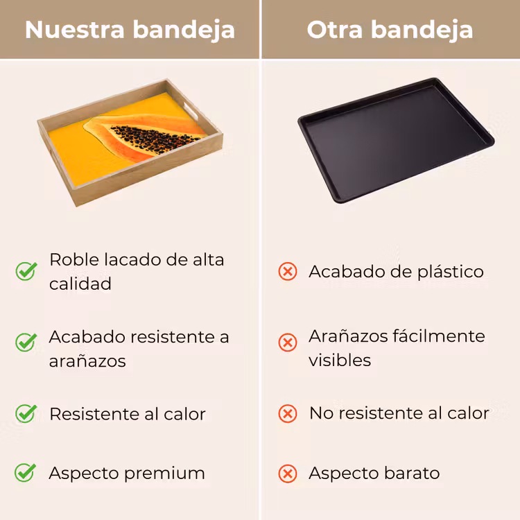 Bandeja - Papaya - Naranja - Tópico — 9