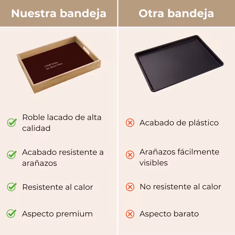 Bandeja - Texto - Rojo - Minimalista — 9