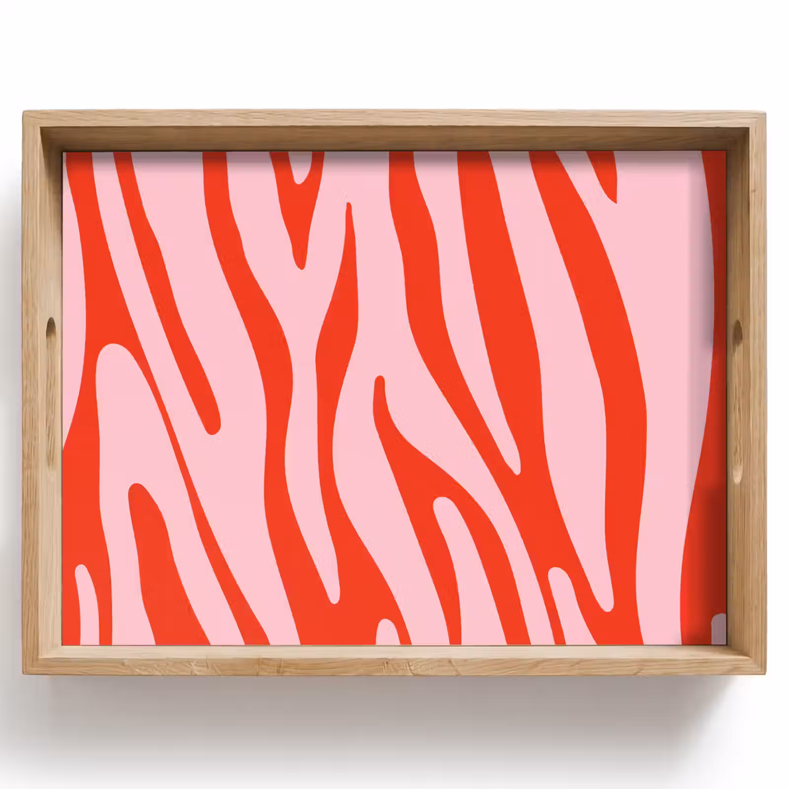 Bandeja - Estampado cebra - Rosa - Rojo - Animal print — 1