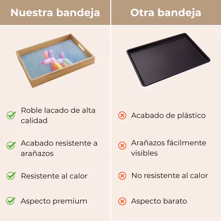 Bandeja - Animal - Globo - Tonos pastel - Brillante — 9