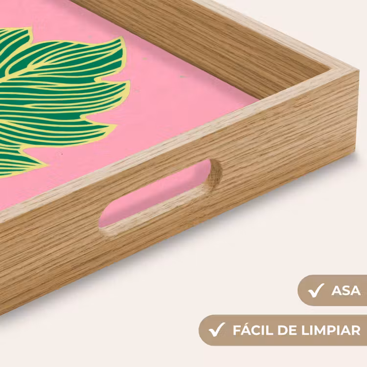 Bandeja - Hoja - Verde - Ilustración - Minimalista — 8