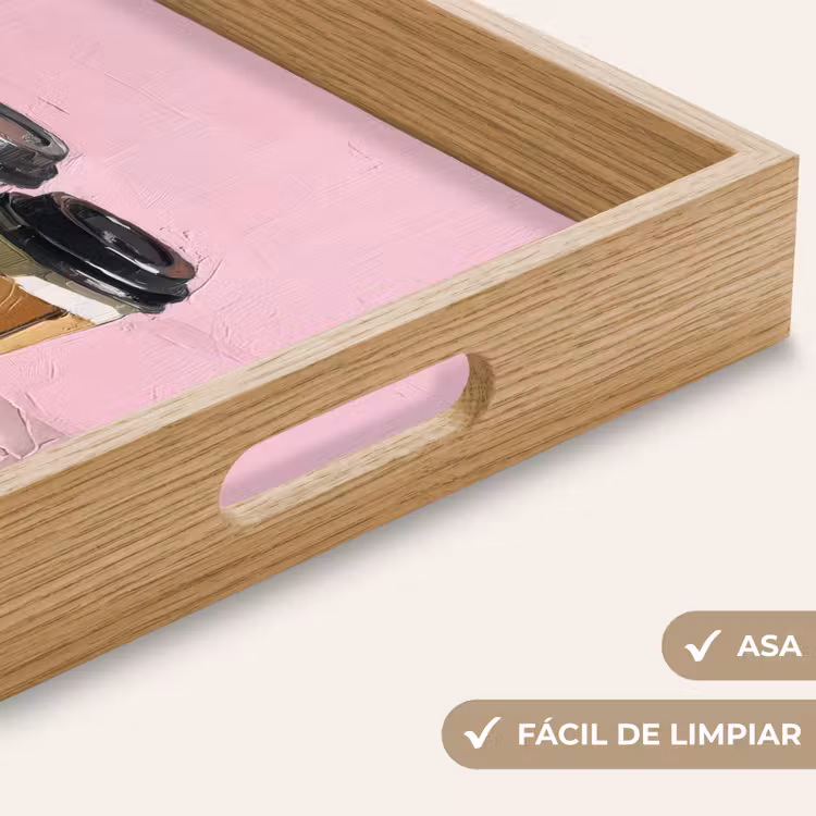 Bandeja - Tazas de café - Tapa - Pintura - Textura — 8