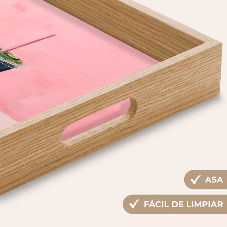 Bandeja - Taza - pajita - Minimalista - Verde — 8