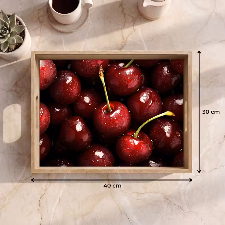 Bandeja - Rojo - Fruta - Cereza — 7