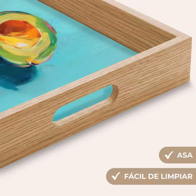 Bandeja - Aguacate - Verde - Semilla - Sombra — 8