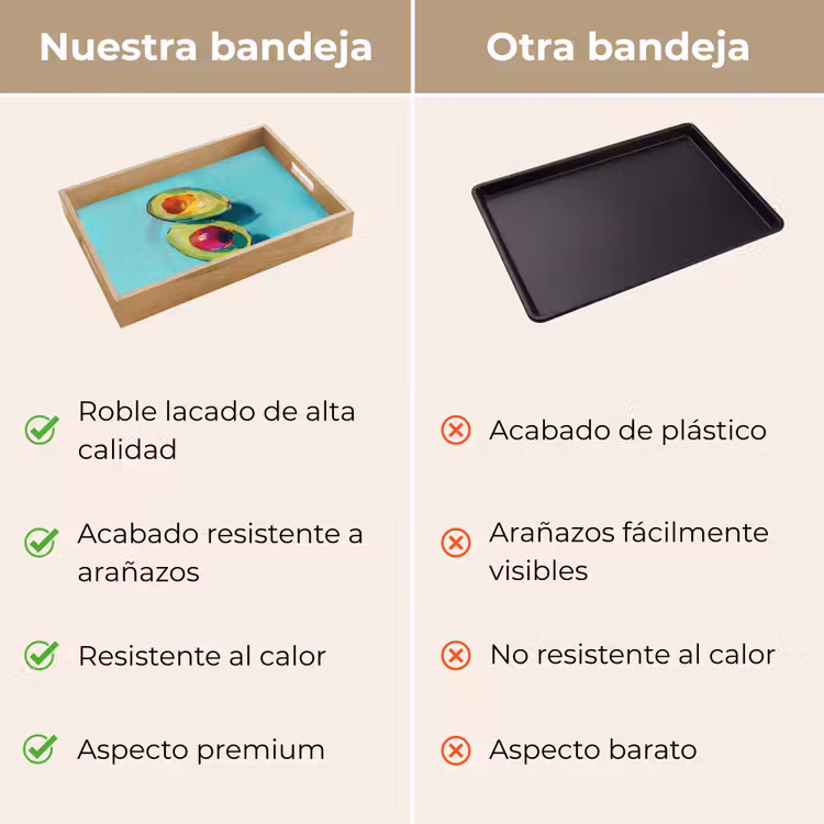 Bandeja - Aguacate - Verde - Semilla - Sombra — 9